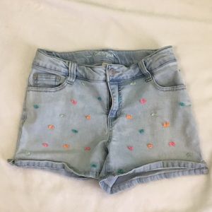 Cat & Jack girls shorts, Multicolored fuzz.